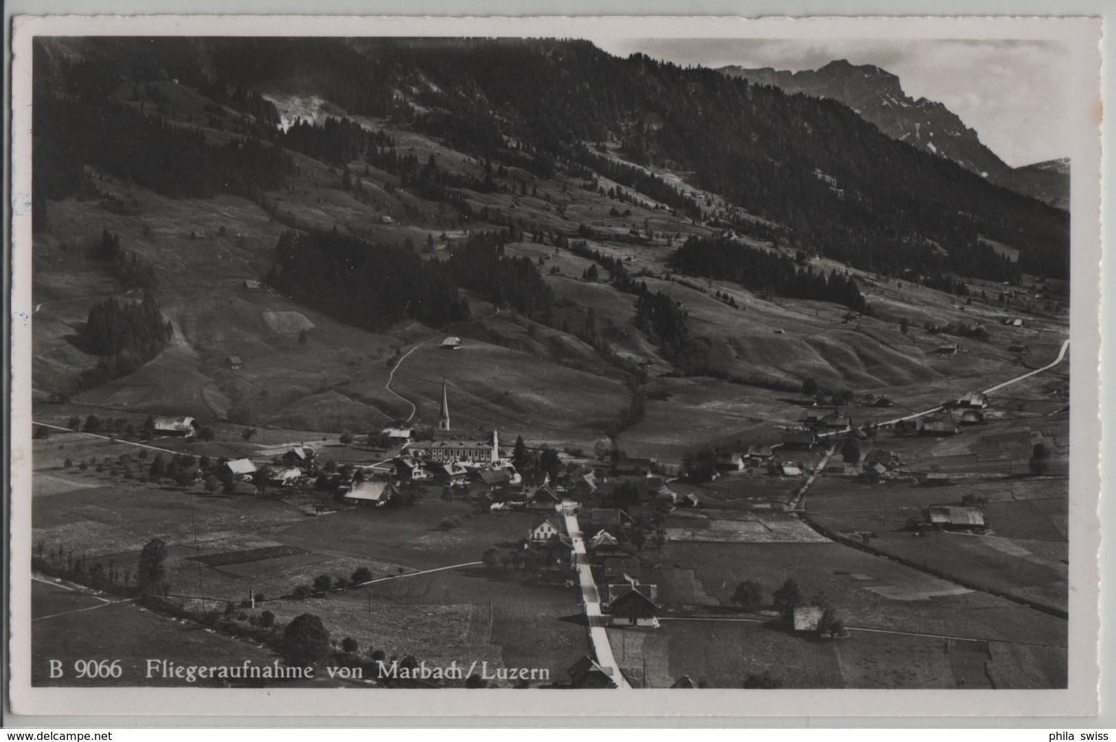 Fliegeraufnahme Von Marbach Luzern - Marbach