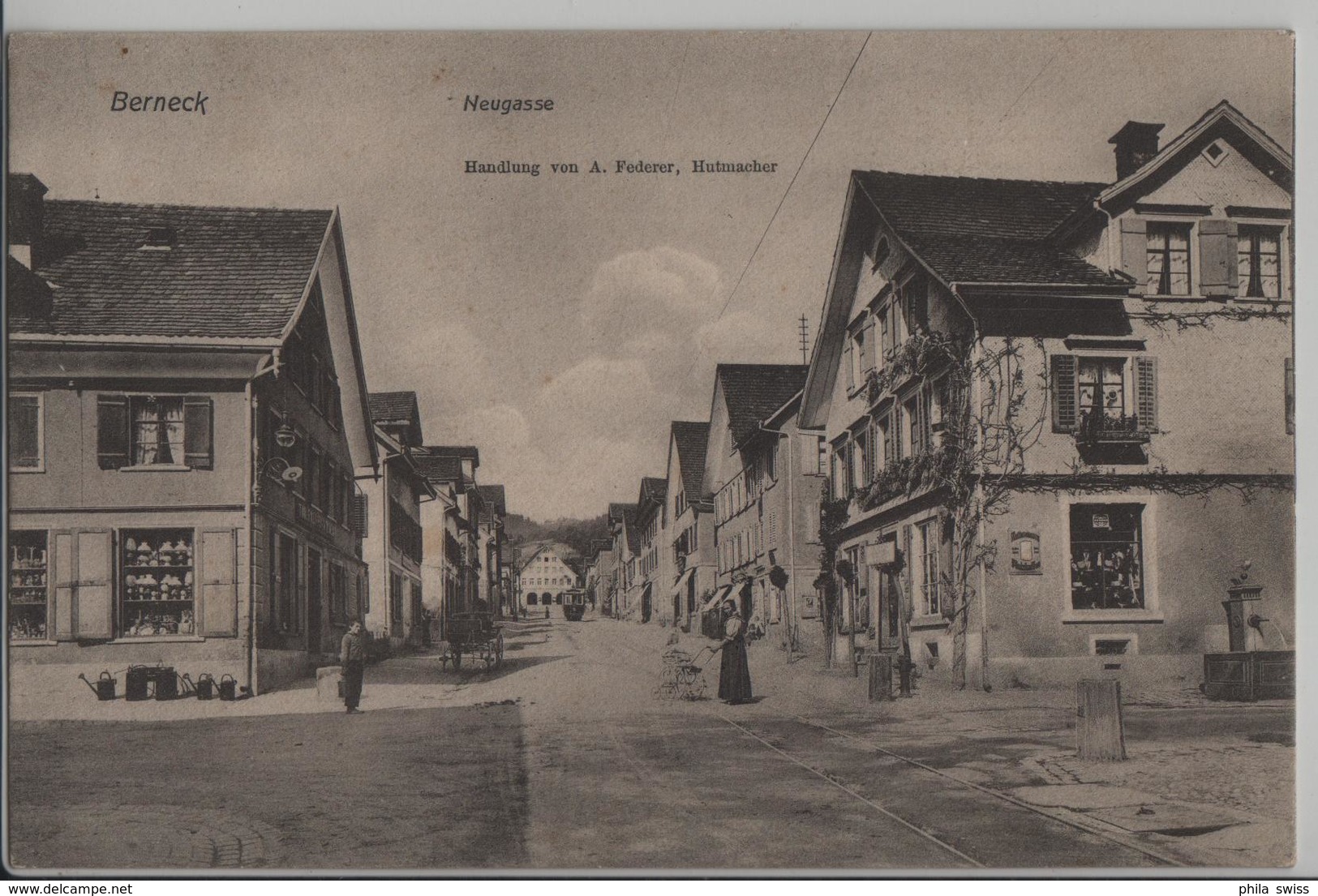 Berneck - Neugasse - Animee - Photo: J. Thurnheer - Berneck