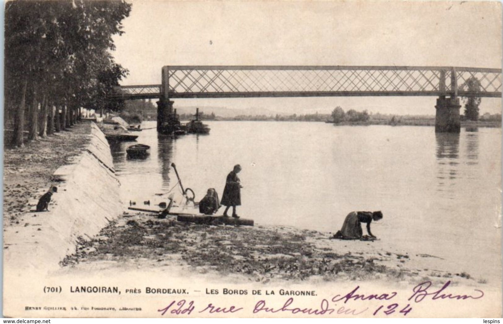 33 - LANGOIRAN -- Les Bords De La Garonne - Autres & Non Classés