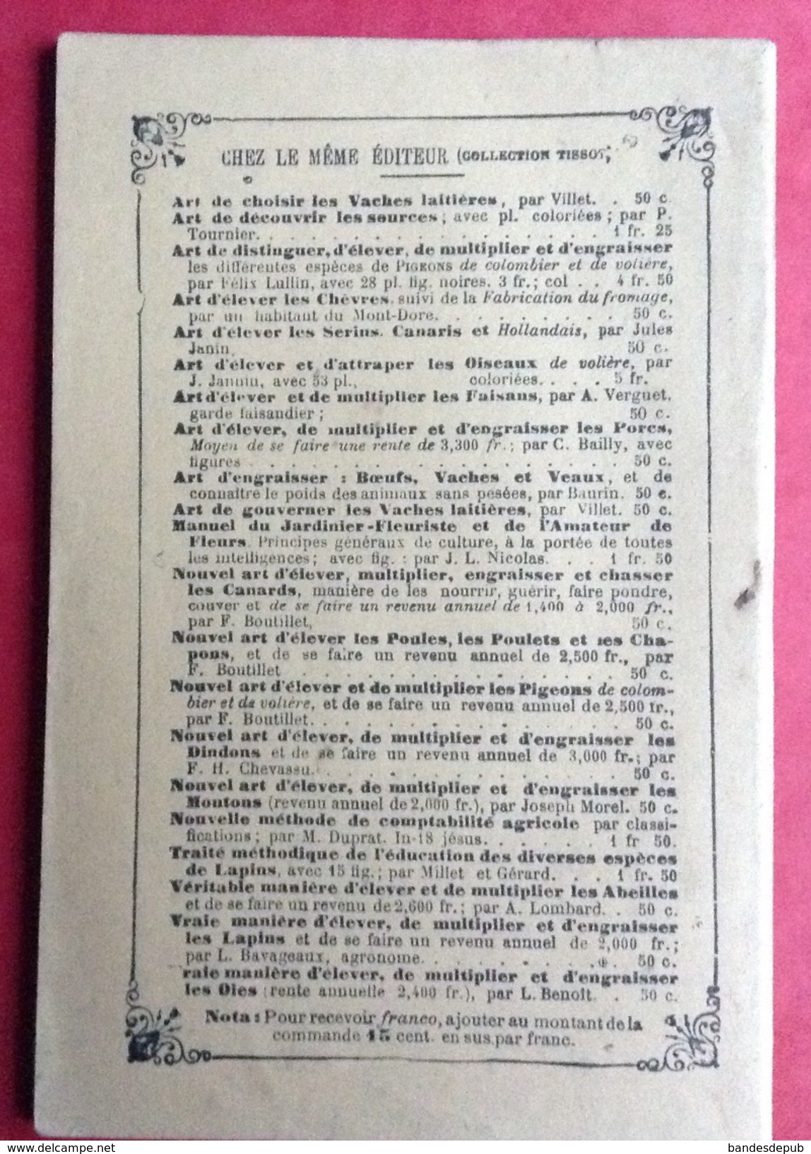 Culture Légumes Production Graines Bellair 35 Pages  2 Illustrations Hors Texte Bornemann - 1901-1940