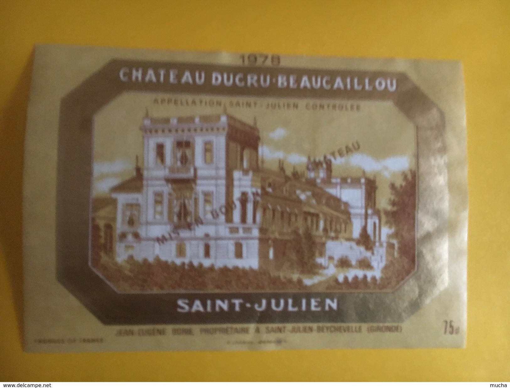 6053 - Château Ducru-Beaucaillou 1978 Saint-Julien - Bordeaux