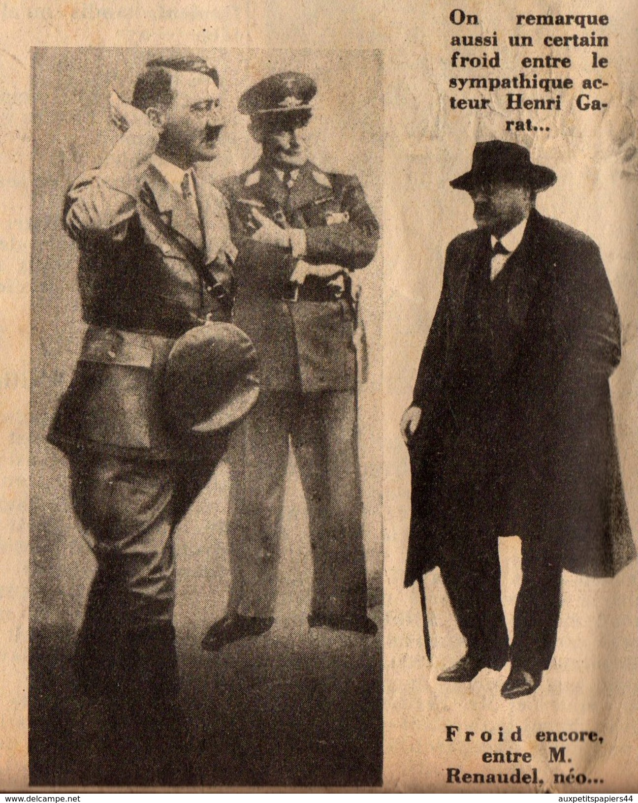 Journal MARIANNE du Mercredi 16.12.1933 - 2ème Année N°59 - Caricatures, Pub & Propagande Nazi pour Hitler ! 16 pages
