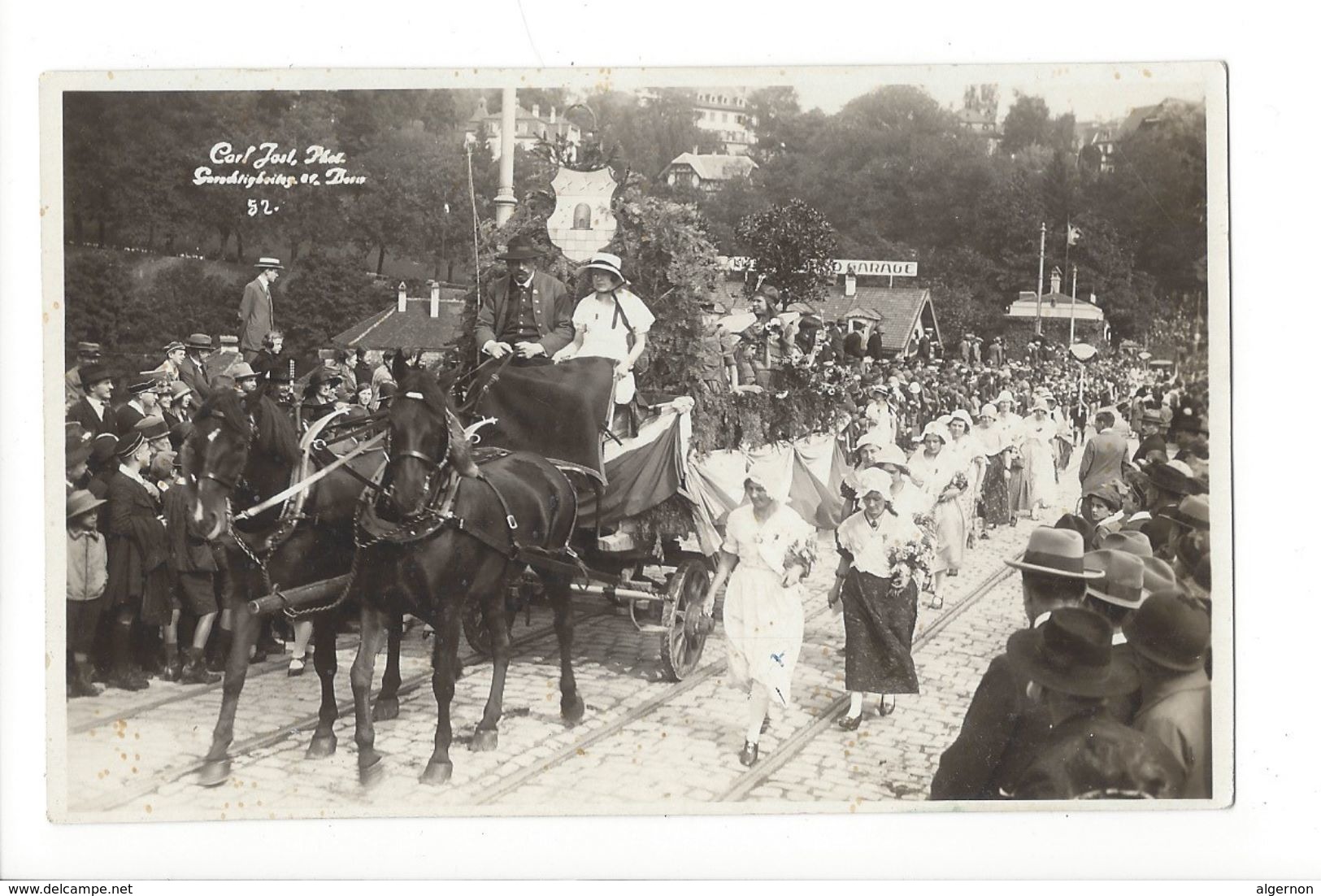 18475 - Bern Carl Jost Photo Cortège Attelage Chevaux - Berne