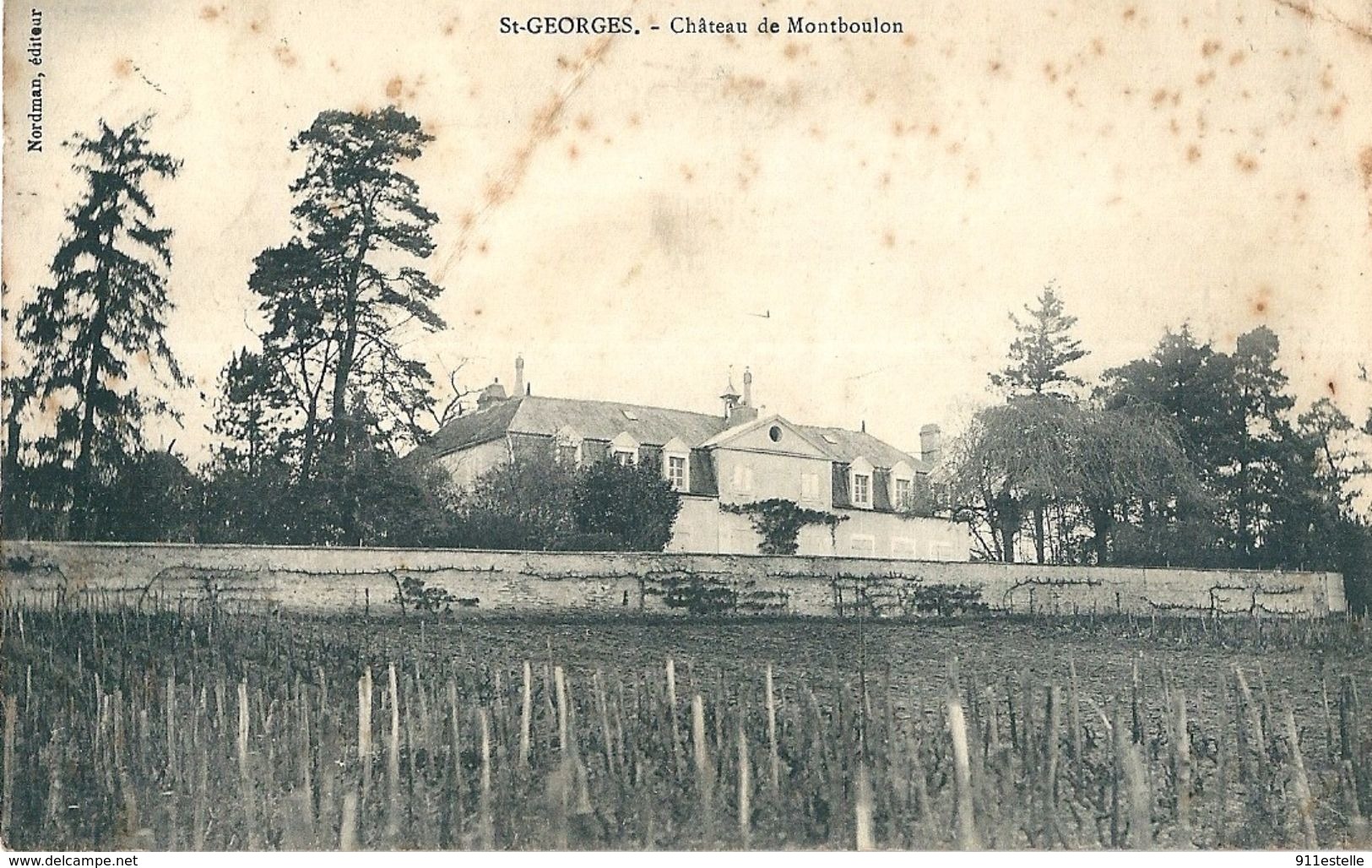 89  SAINT GEORGES -  CHATEAU  De  MONTBOULON  , (  état ) - Autres & Non Classés