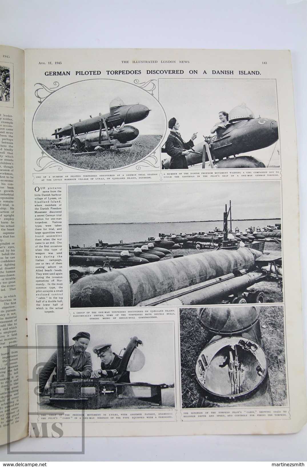 WWII The Illustrated London News, August 11, 1945 - Sir Harold Alexander, Acute Food Shortage In Berlin - Historia