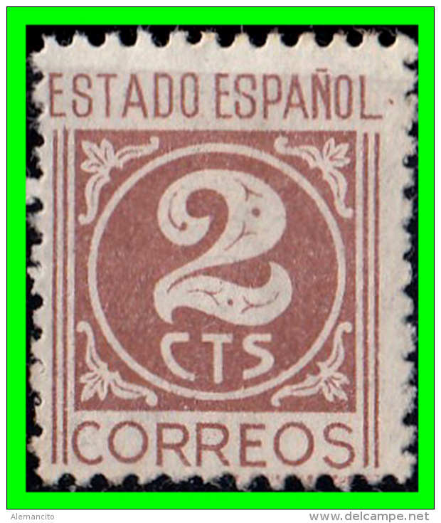 ESPAÑA 1937-40 CIFRAS, CID E ISABEL 2 CÉNTIMO ROJO Y CASTAÑO Rjo. - Nuevos