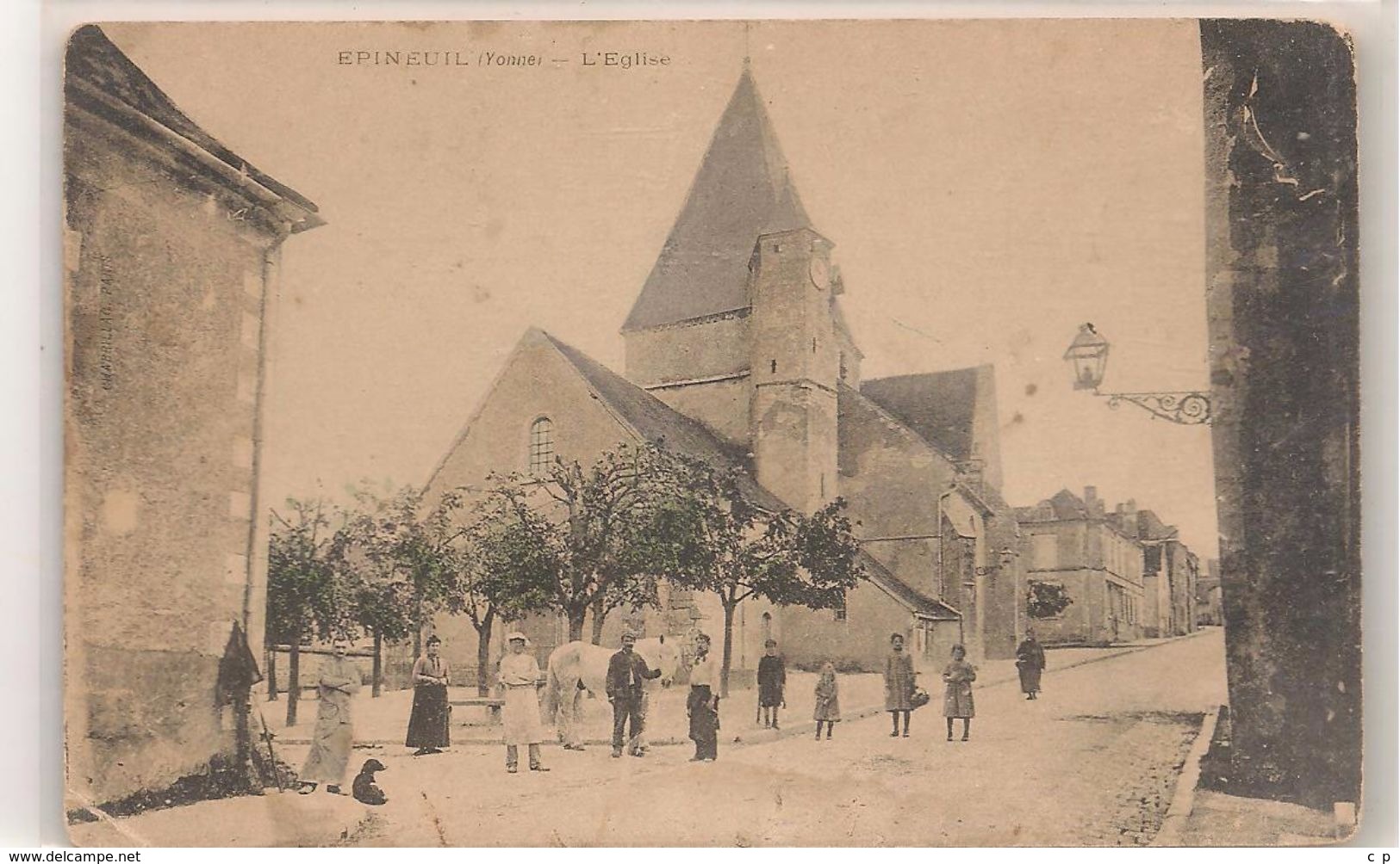 Epineuil Le Fleuriel -  L'Eglise - Voie Etat Scan -  CPA° - Autres & Non Classés