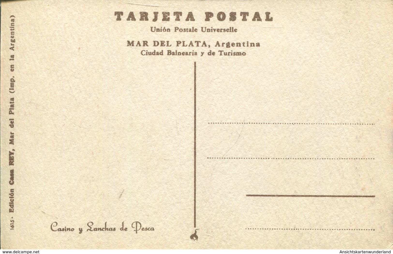 Mar Del Plata - Casino Y Lanchas De Pesca (002283) - Argentina