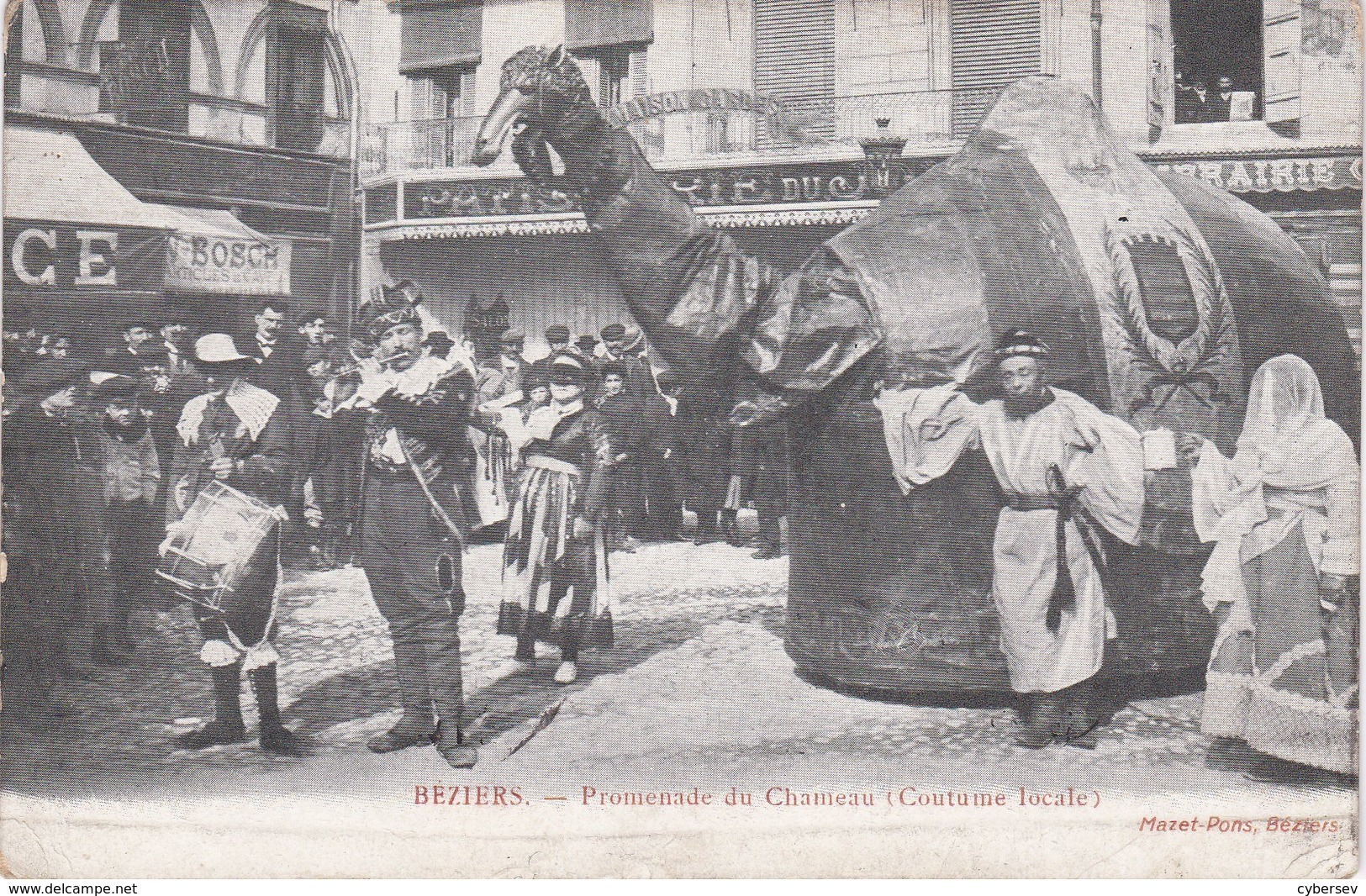 BEZIERS - Promenade Du Chameau (coutume Locale) - Beziers