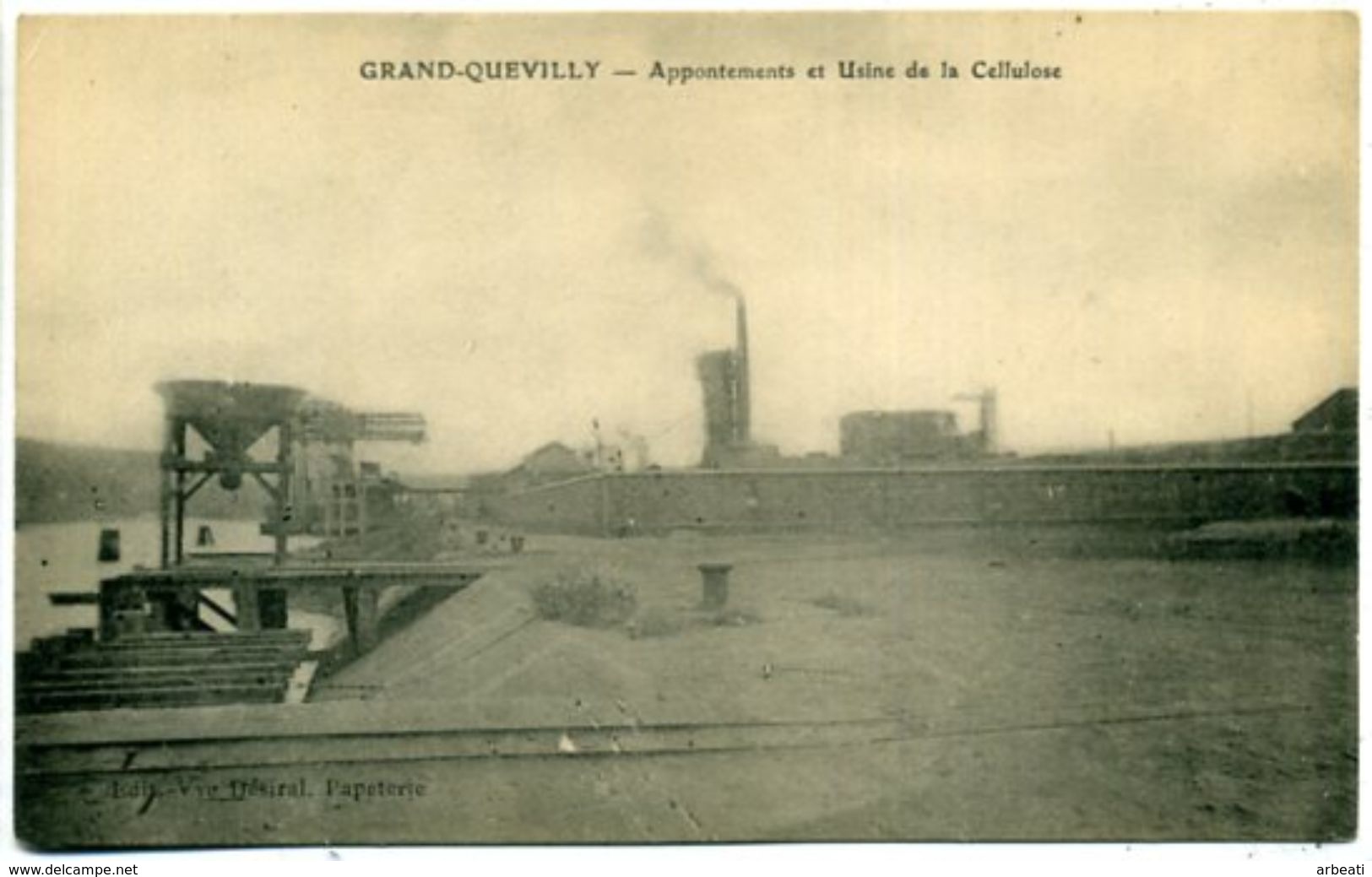 76 GRAND-QUEVILLY ++ Appontements Et Usine De La Cellulose ++ - Le Grand-Quevilly