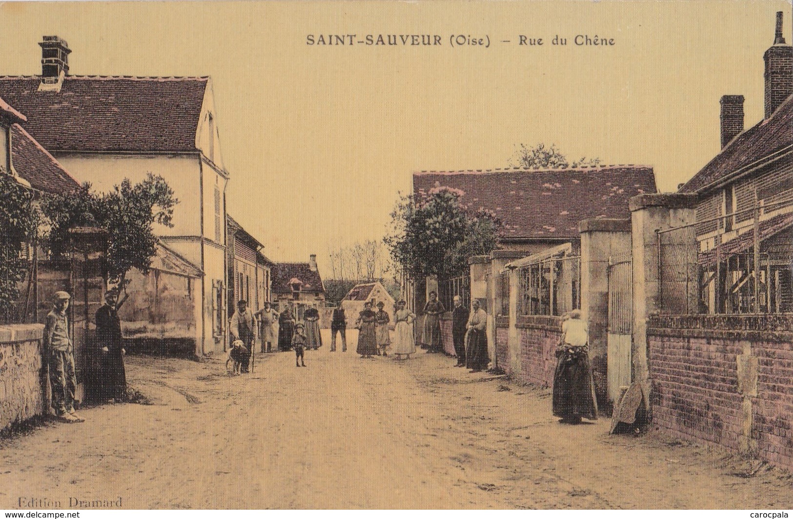 Carte 1908 SAINT SAUVEUR / RUE DU CHENE - Autres & Non Classés