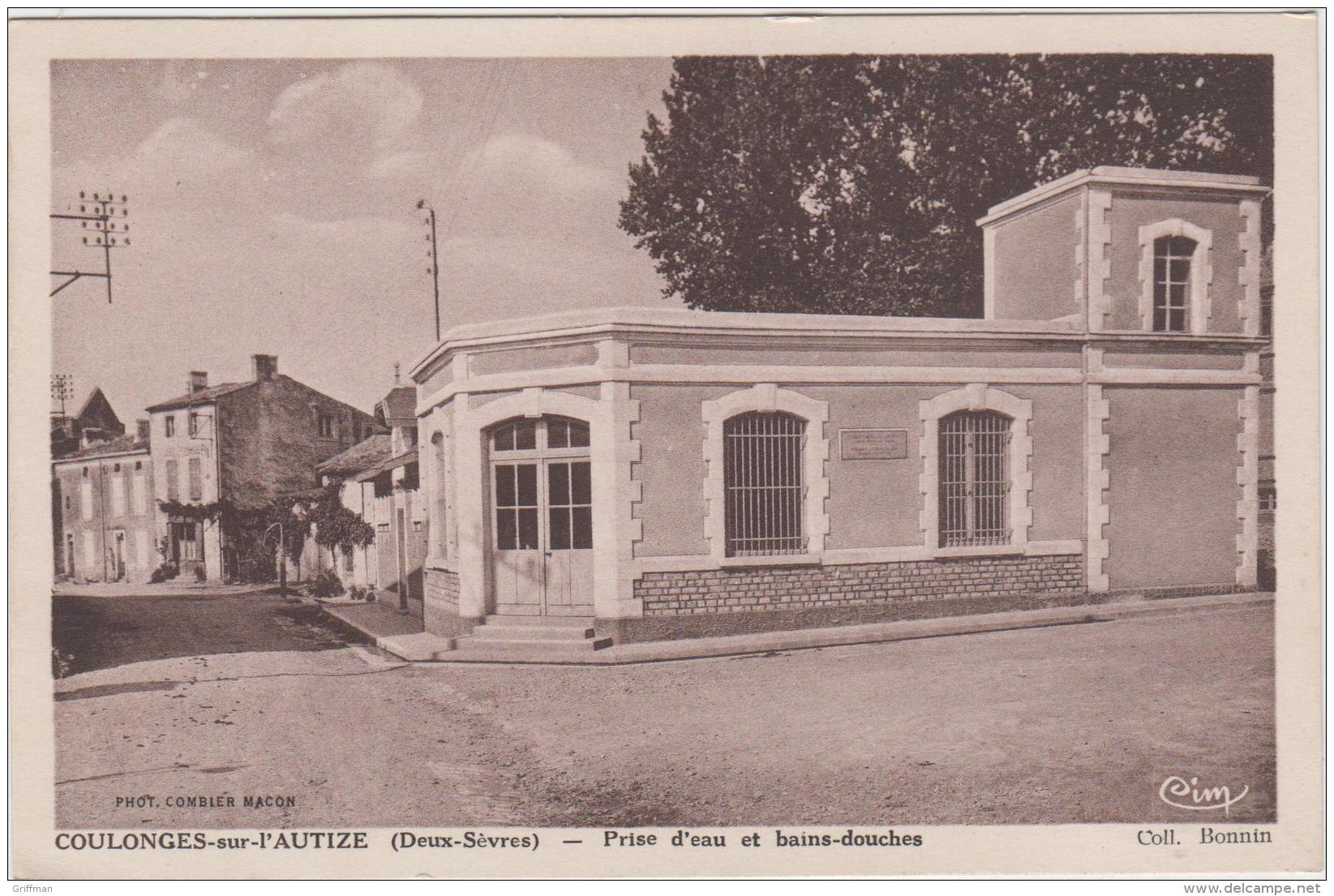 COULONGES SUR L'AUTIZE PRISE D'EAU ET BAINS DOUCHES TBE - Coulonges-sur-l'Autize