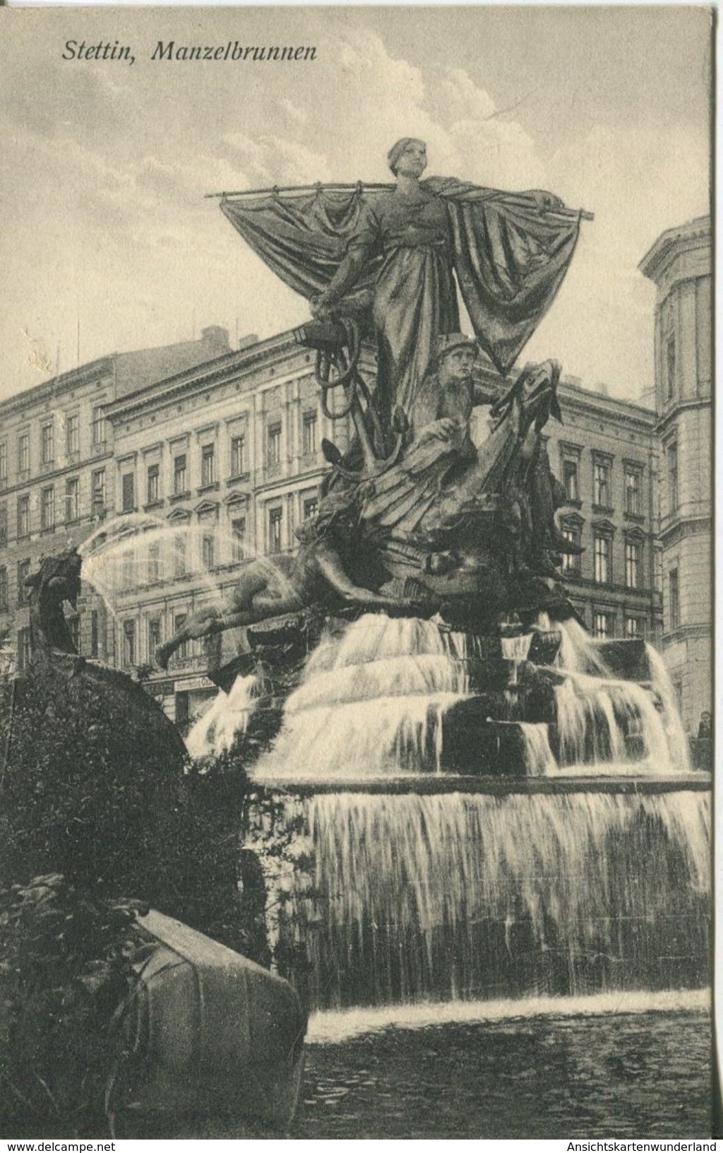 Stettin - Manzelbrunnen (002298) - Pommern