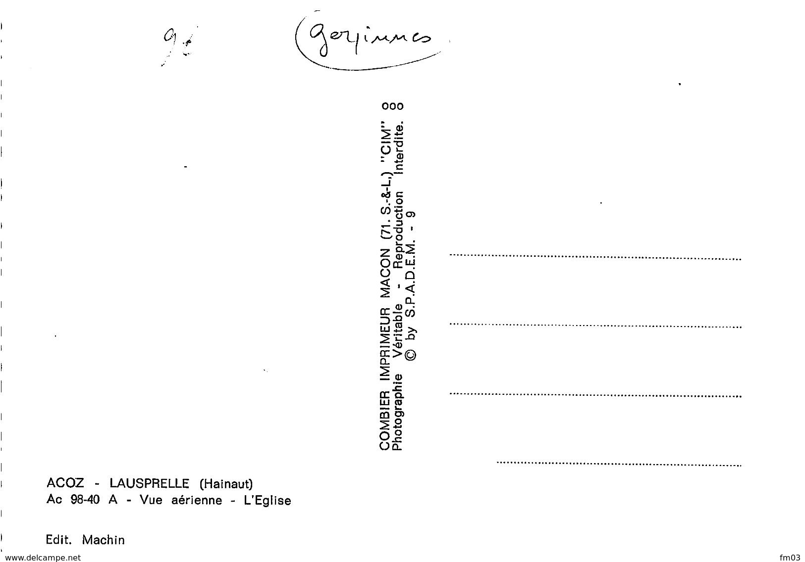 Gerpinnes Acoz Lausprelle - Gerpinnes