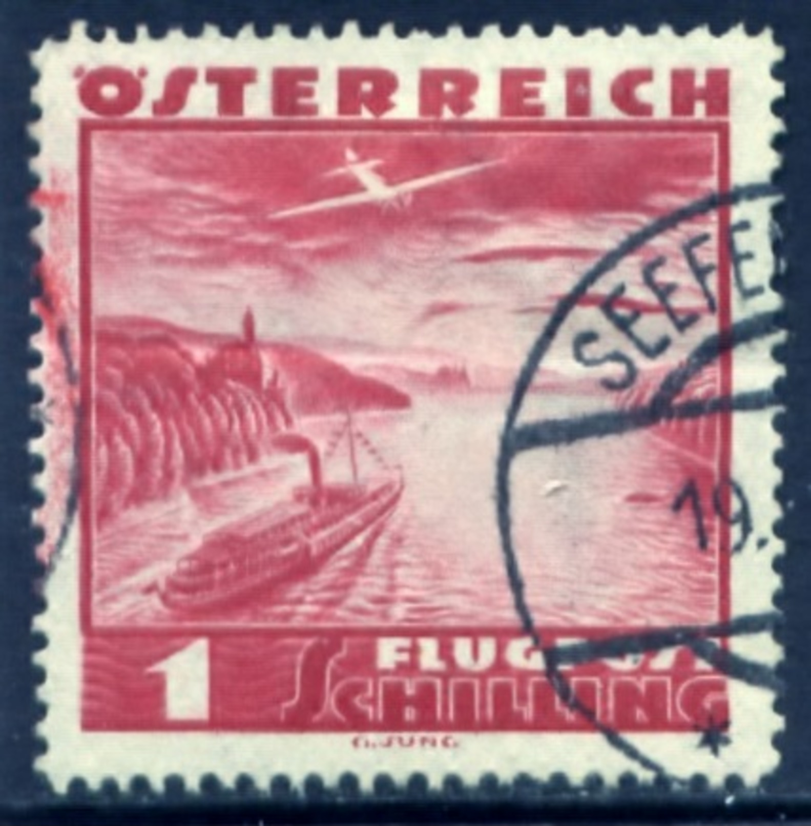 Oostenrijk 1935, Austria, Autriche, Osterreich, Airmail, Flugpost, Mi 608, YT PA 42 - Gebruikt