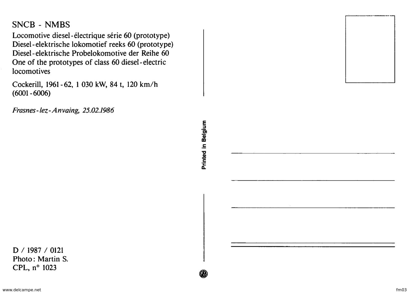 Frasnes Lez Anvaing Train - Frasnes-lez-Anvaing