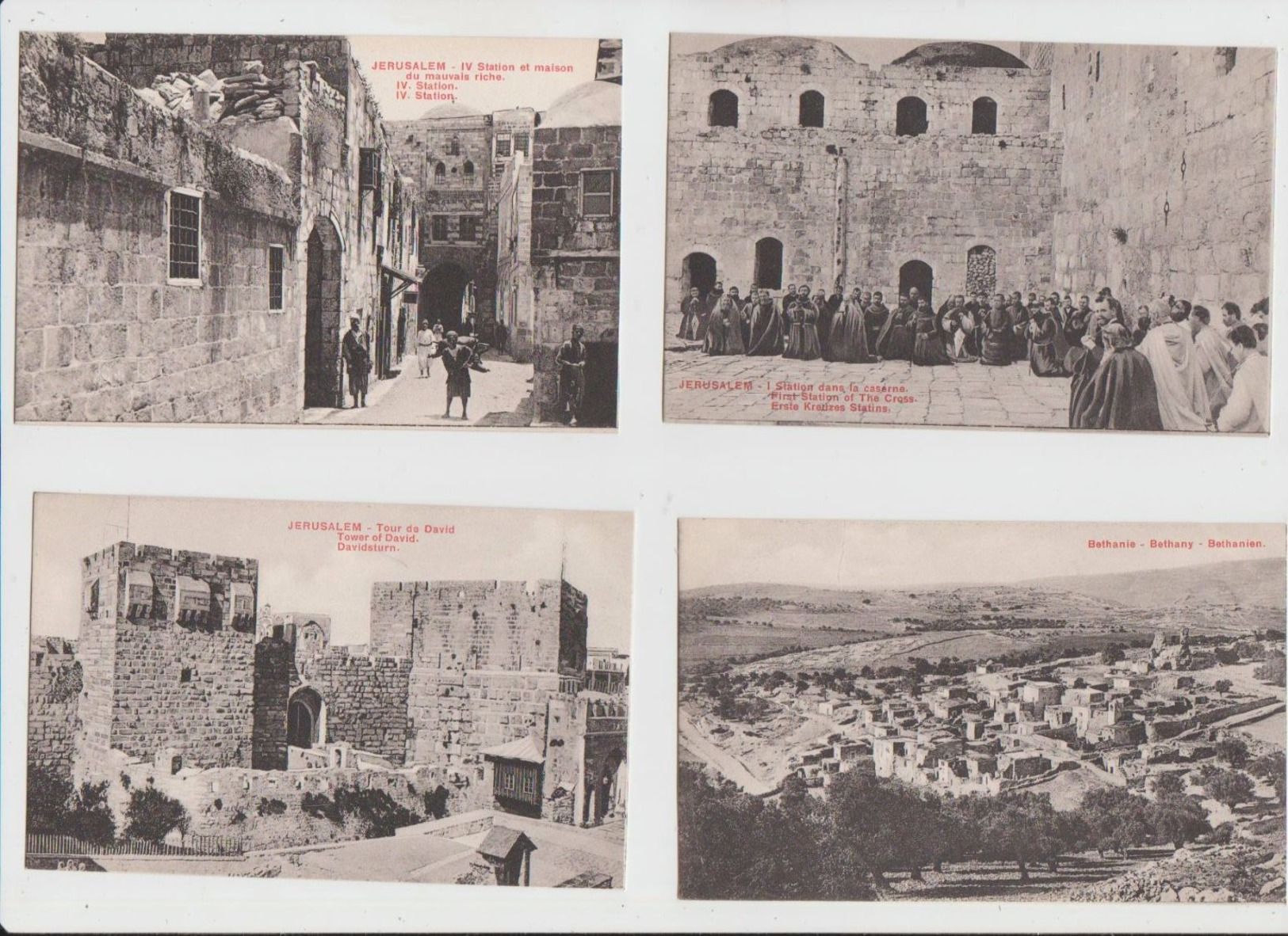 LOT 88 Cartes Postales ISRAEL PALESTINE JERUSALEM Même Editeur Etat Parfait N° 1001 à 1104 - Israel