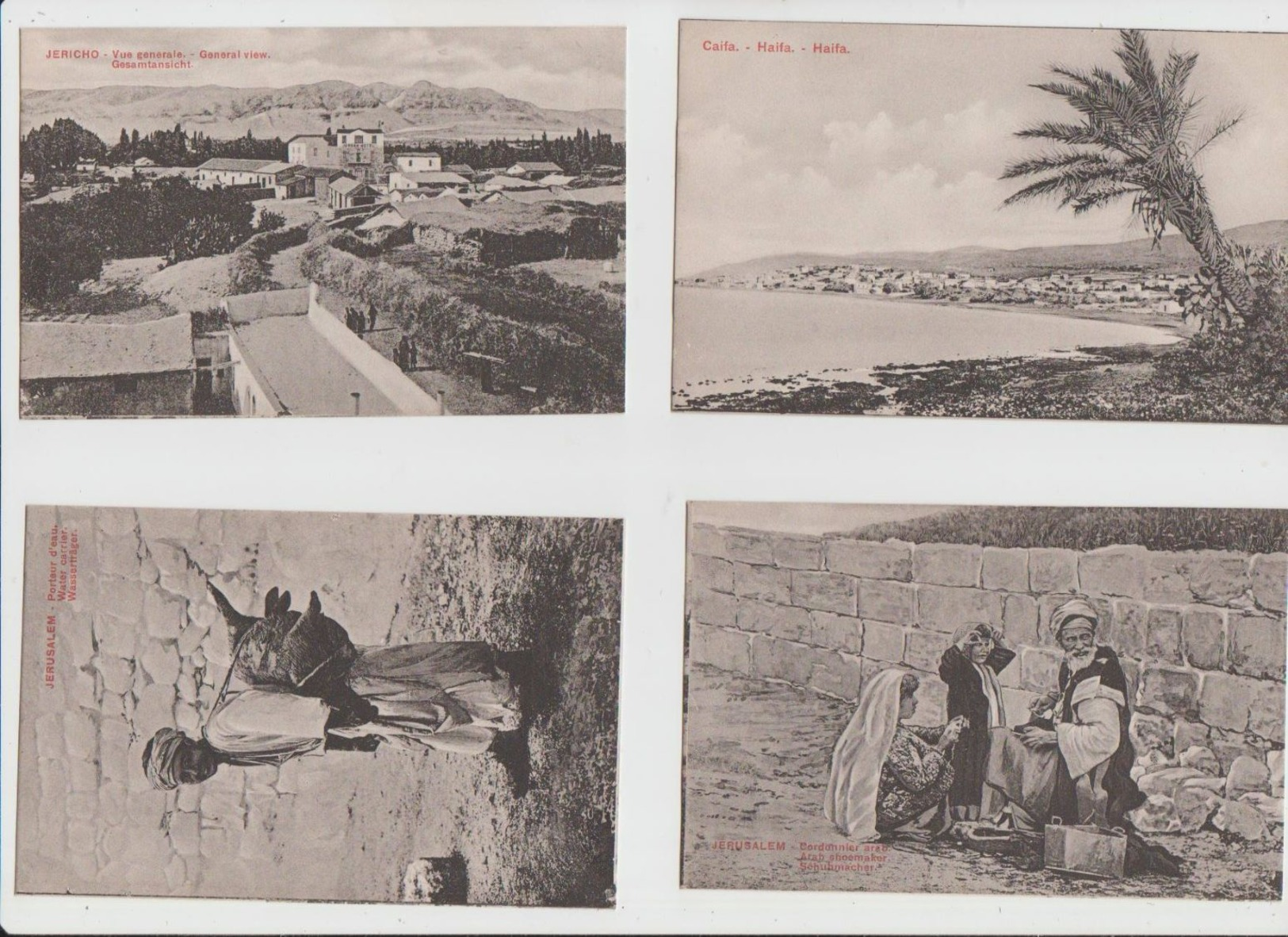 LOT 88 Cartes Postales ISRAEL PALESTINE JERUSALEM même Editeur Etat Parfait n° 1001 à 1104