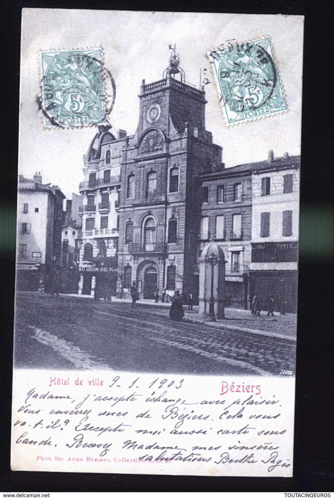 BEZIERS   TIRAGE DE 1900 - Beziers