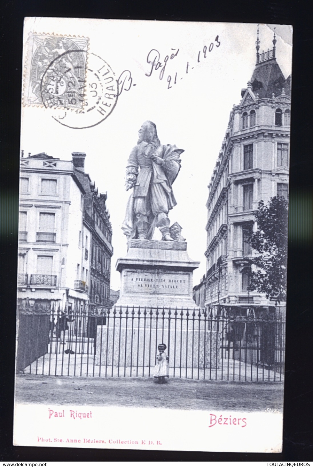 BEZIERS    TIRAGE DE 1900 - Beziers