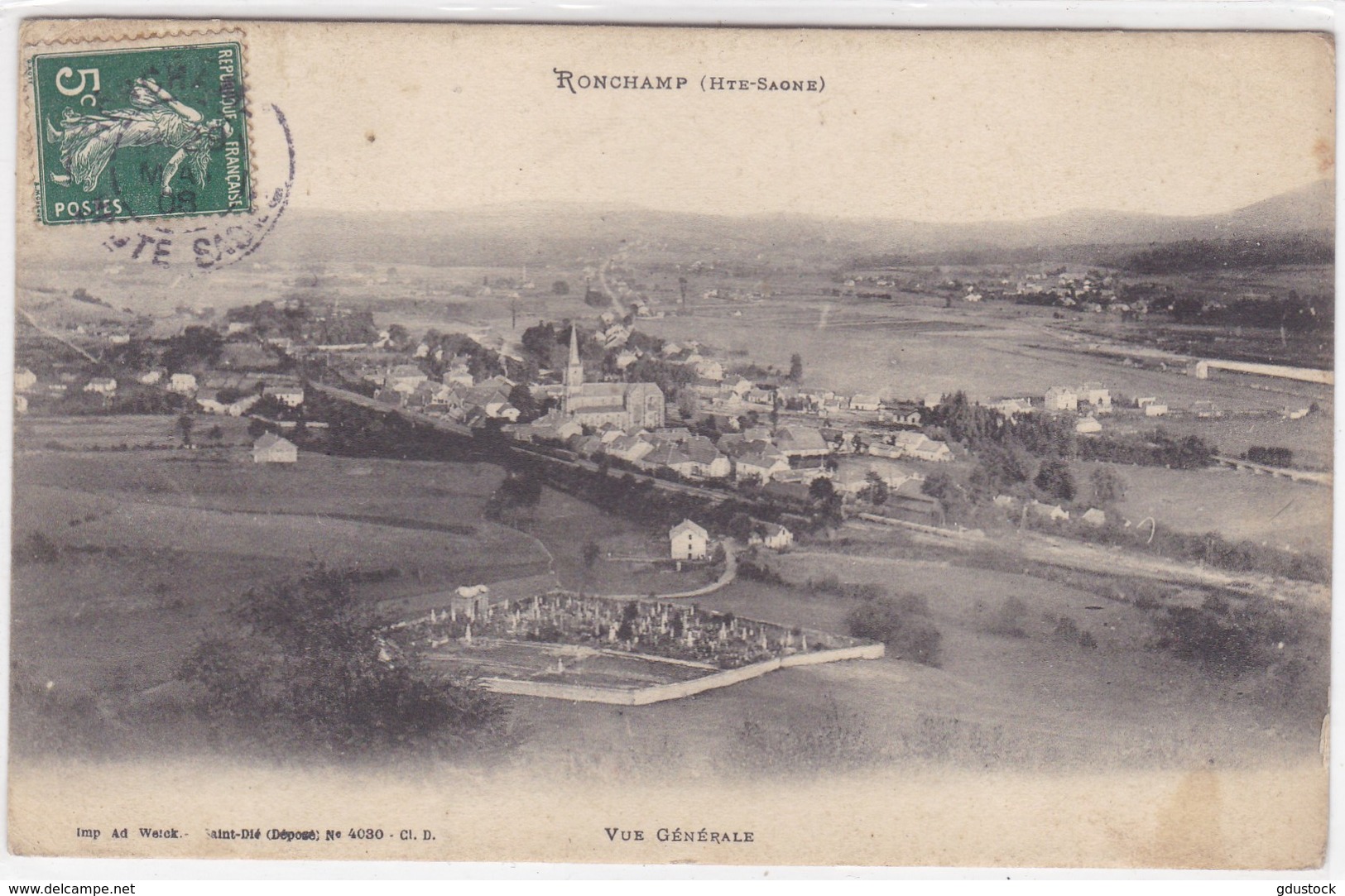 Haute-Saône - Ronchamp - Vue Générale - Autres & Non Classés