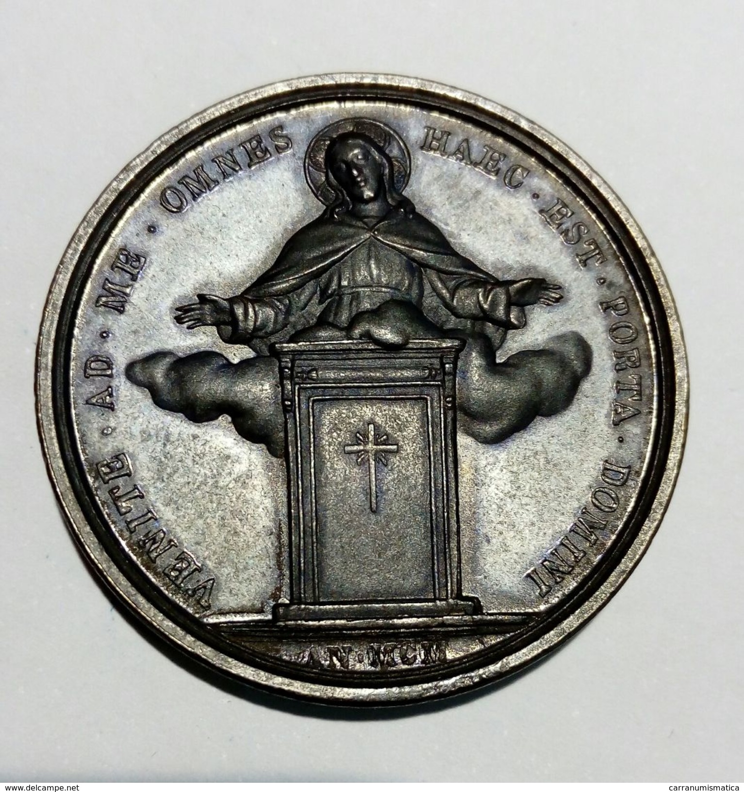 MEDAGLIA - LEONE XIII - PORTA SANTA (ANNO XXII) ZINCO / 30mm - Altri & Non Classificati