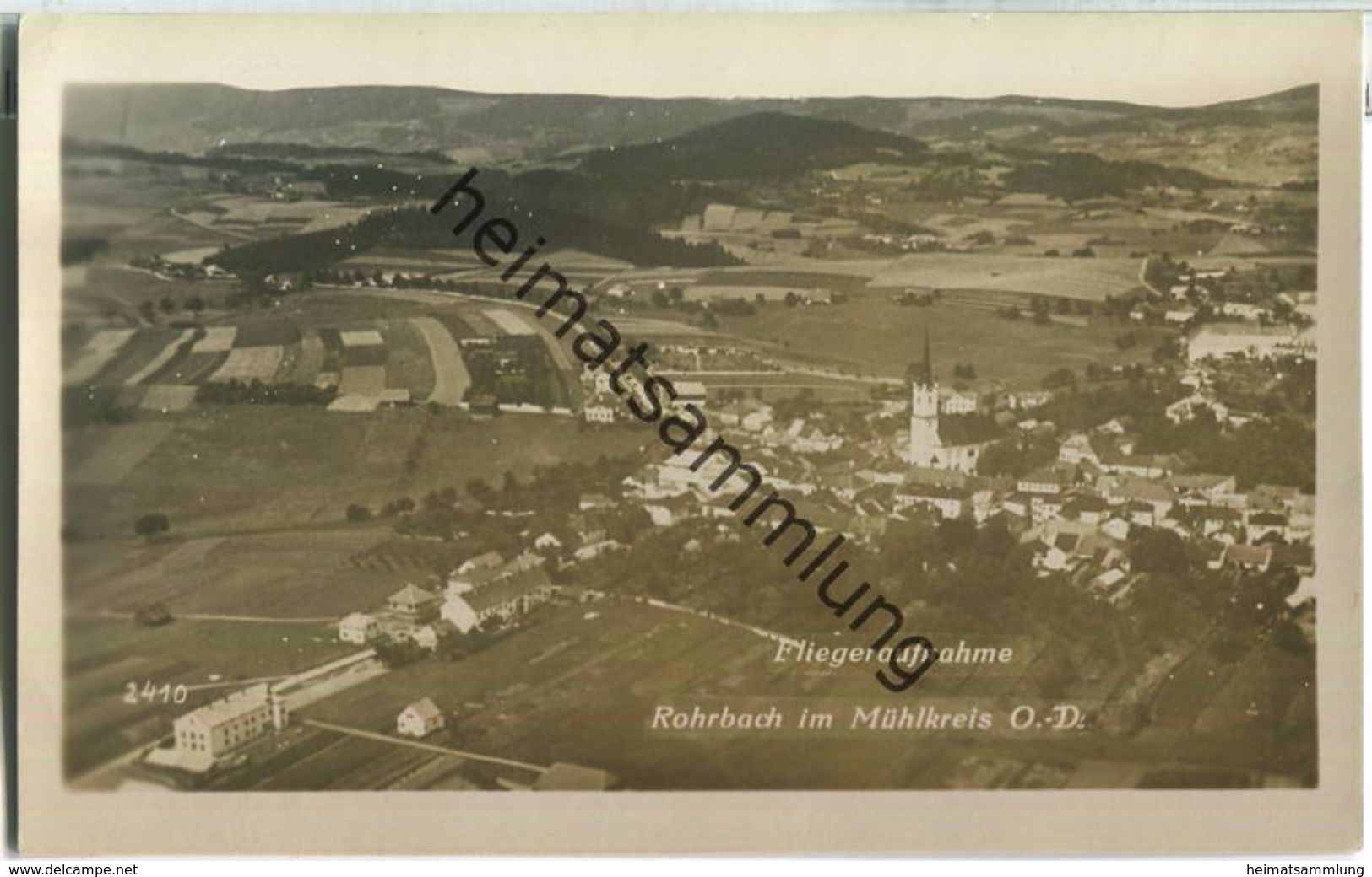 4204 Rohrbach Im Mühlkreis - Foto-Ansichtskarte - Fliegeraufnahme 1942 - Verlag Hans Weihs & Co. Wien - Rohrbach