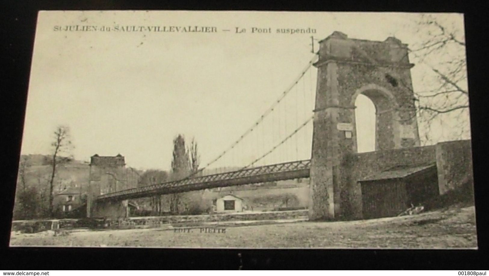 89 - St Julien Du Sault - Villevallier - Le Pont Suspendu  ------------- 446 - Saint Julien Du Sault