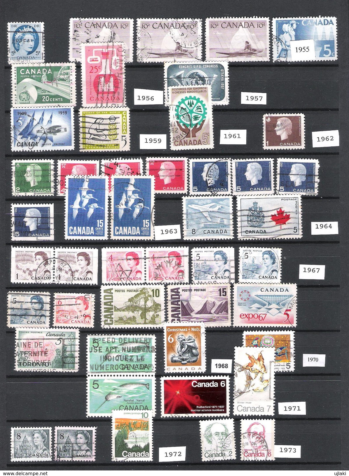 CANADA: Mini Collection De 150  TP: Poste  Ttes époques 1898...1993 - Colecciones