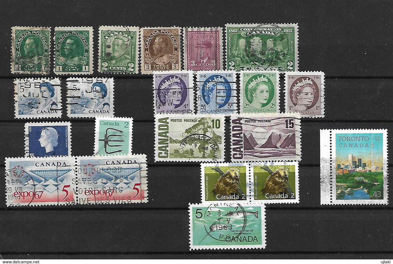 CANADA: Mini Collection De 150  TP: Poste  Ttes époques 1898...1993 - Collections