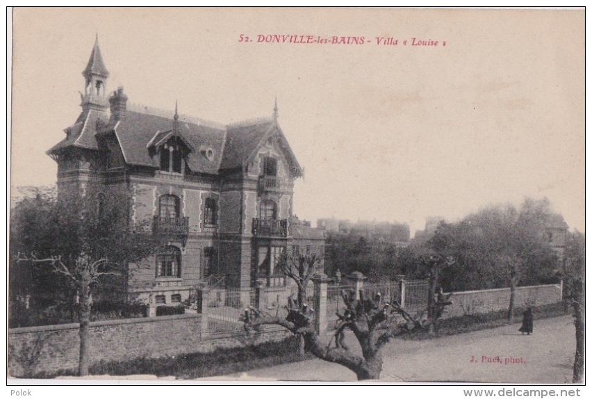 Cpa DONVILLE Les BAINS - Villa "Louise" - Autres & Non Classés