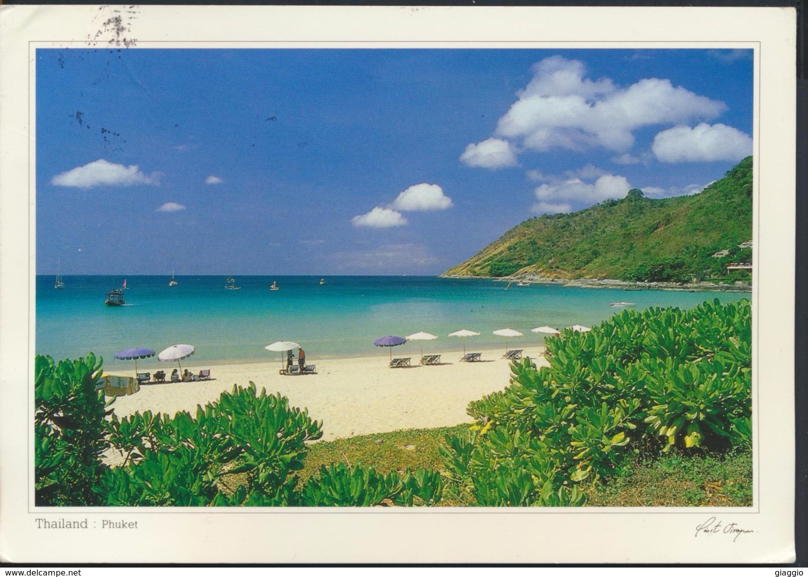 °°° GF490 - THAILAND - PHUKET - NAI HARN BEACH - With Stamps °°° - Tailandia