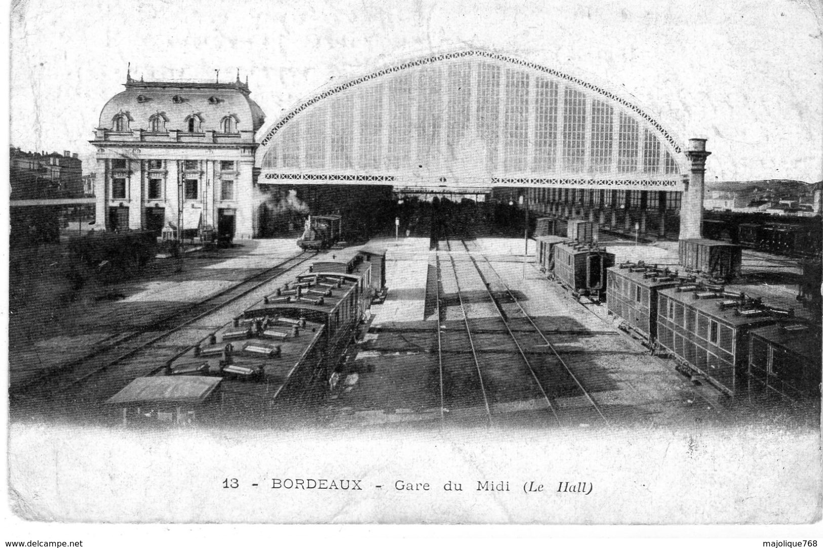 Cpa De Bordeaux - Gare Du Midi (le Hall) - - Bordeaux