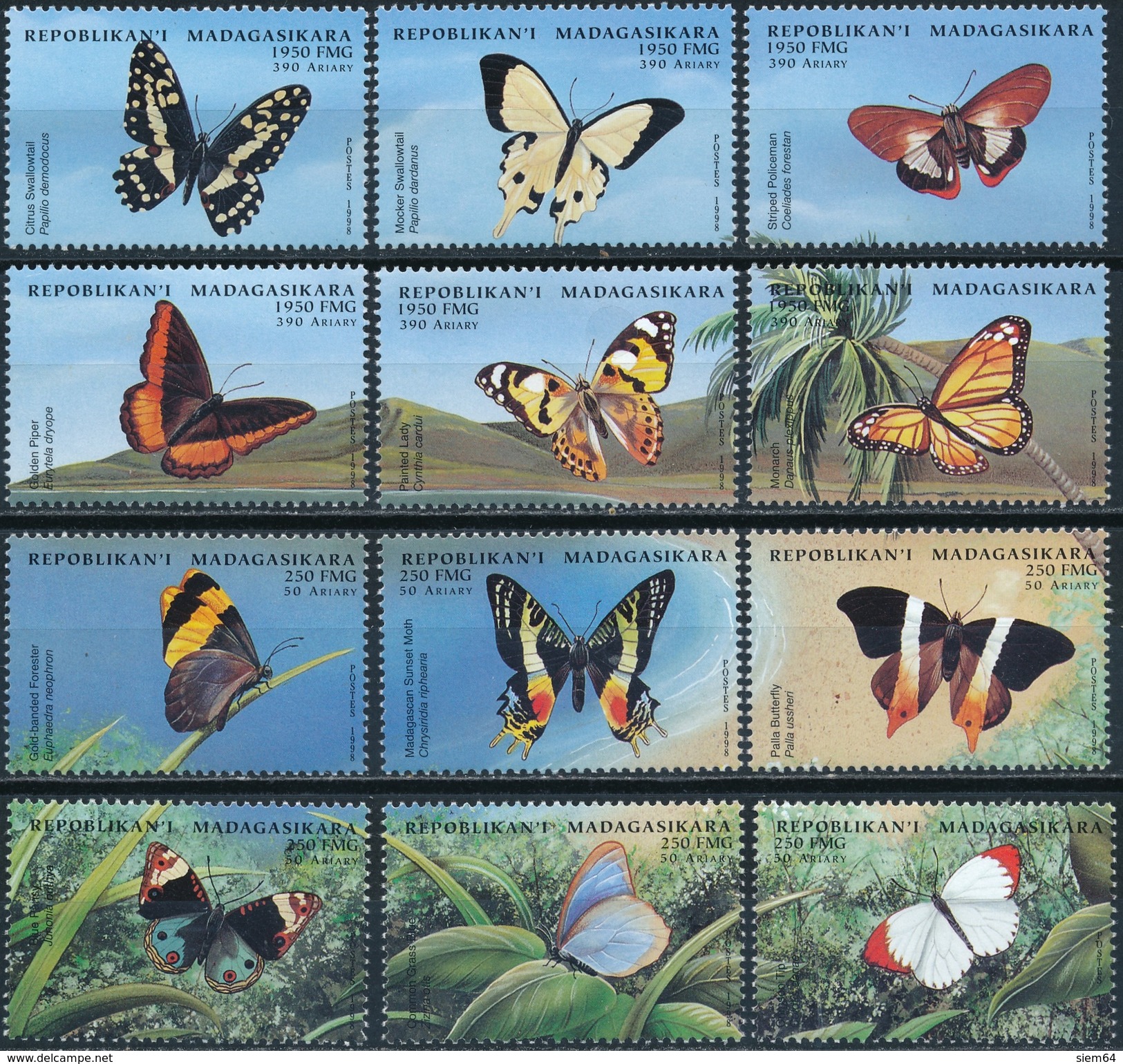 Madagaskar  Butterflies - Butterflies