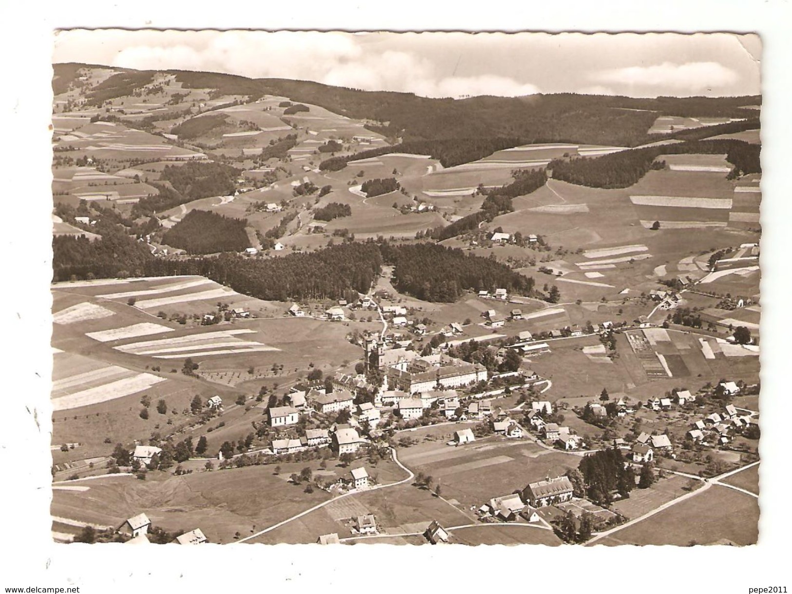 CPA St. PETER Hochschwarzwald Bade Württemberg  Luftbild Vue Générale Aérienne Peu Commune - St. Peter