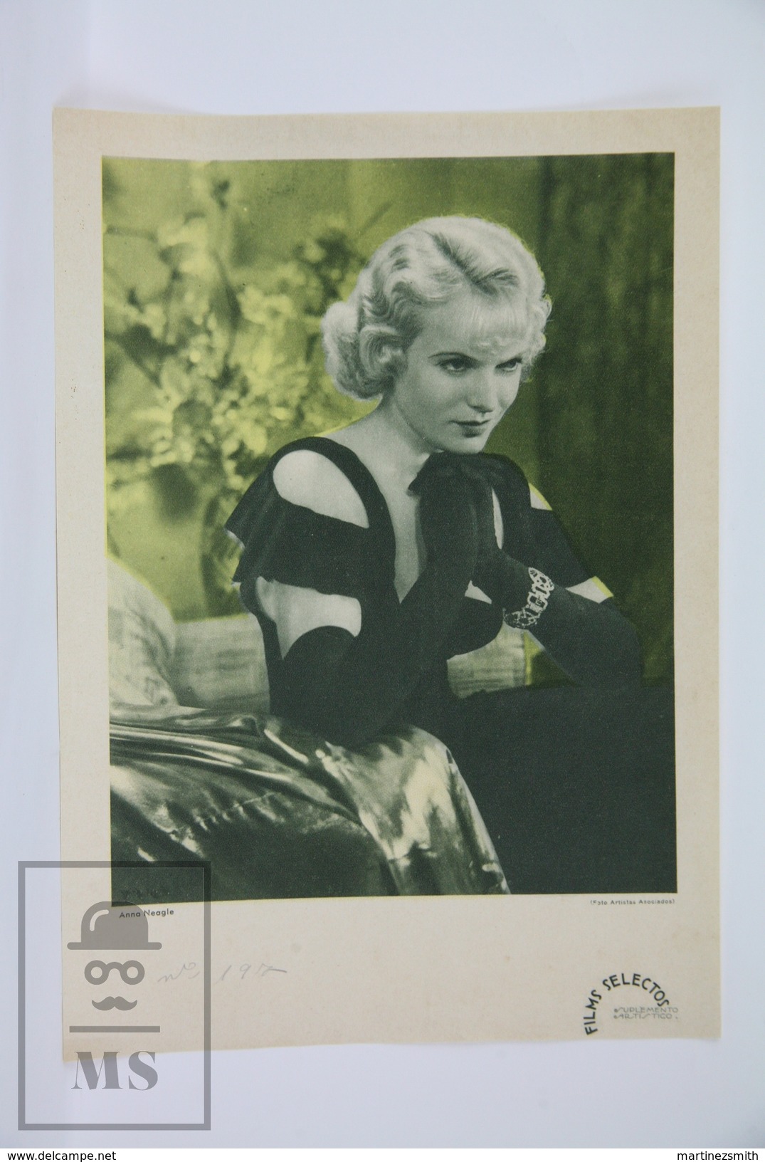 Original Promotional Image From 1940's - Actress: Anna Neagle - Cinema Advertisement