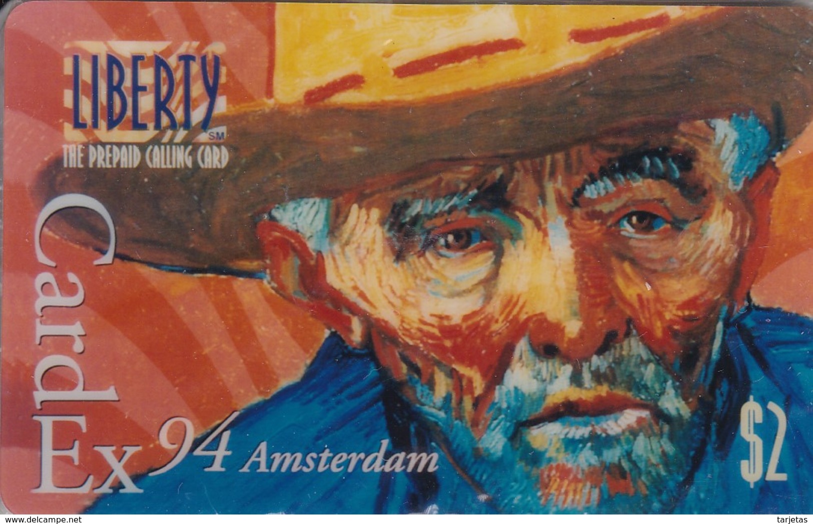 TARJETA DE ESTADOS UNIDOS DE CARDEX 94 (NUEVA-MINT) VAN GOGH - Otros & Sin Clasificación