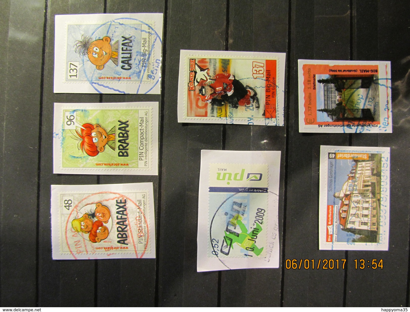 Deutschland  Mix Set Stamps Of Germany Allemagne Small Selection Of Fine Used Stadtpost 119 - Private & Local Mails