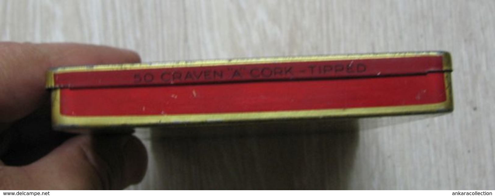 AC - CRAVEN A VIRGINIA CIGARETTES TOBACCO EMPTY TIN BOX FROM TURKEY - Contenitori Di Tabacco (vuoti)