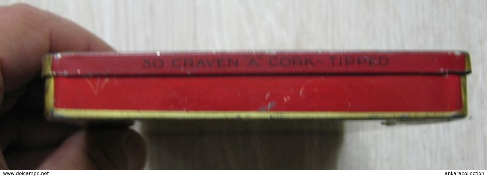 AC - CRAVEN A VIRGINIA CIGARETTES TOBACCO EMPTY TIN BOX FROM TURKEY - Boites à Tabac Vides