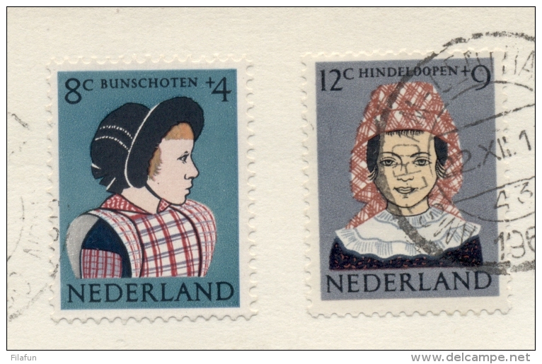 Nederland - 1960 - Kindserie Klederdrachten Op Cover Lokaal Amsterdam - Brieven En Documenten