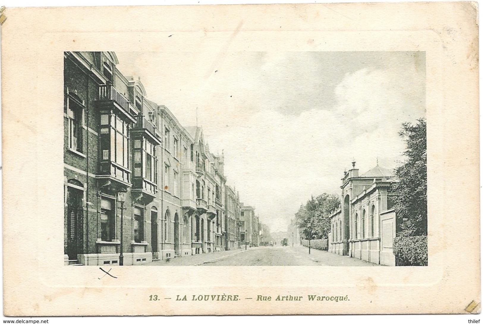 La Louvière NA41: Rue Arthur Warocqué 1911 - La Louvière