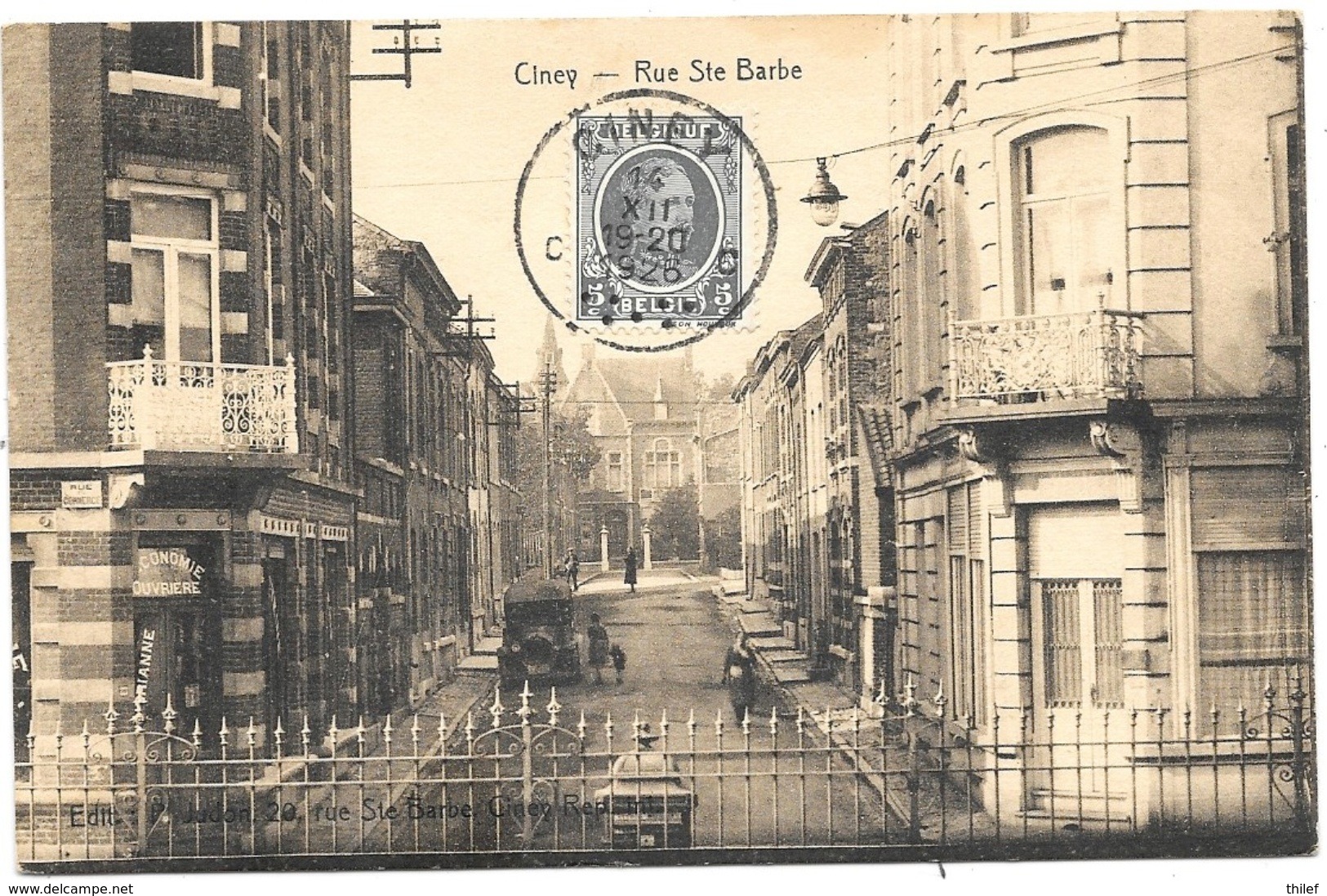 Ciney NA12: Rue Ste Barbe 1926 - Ciney