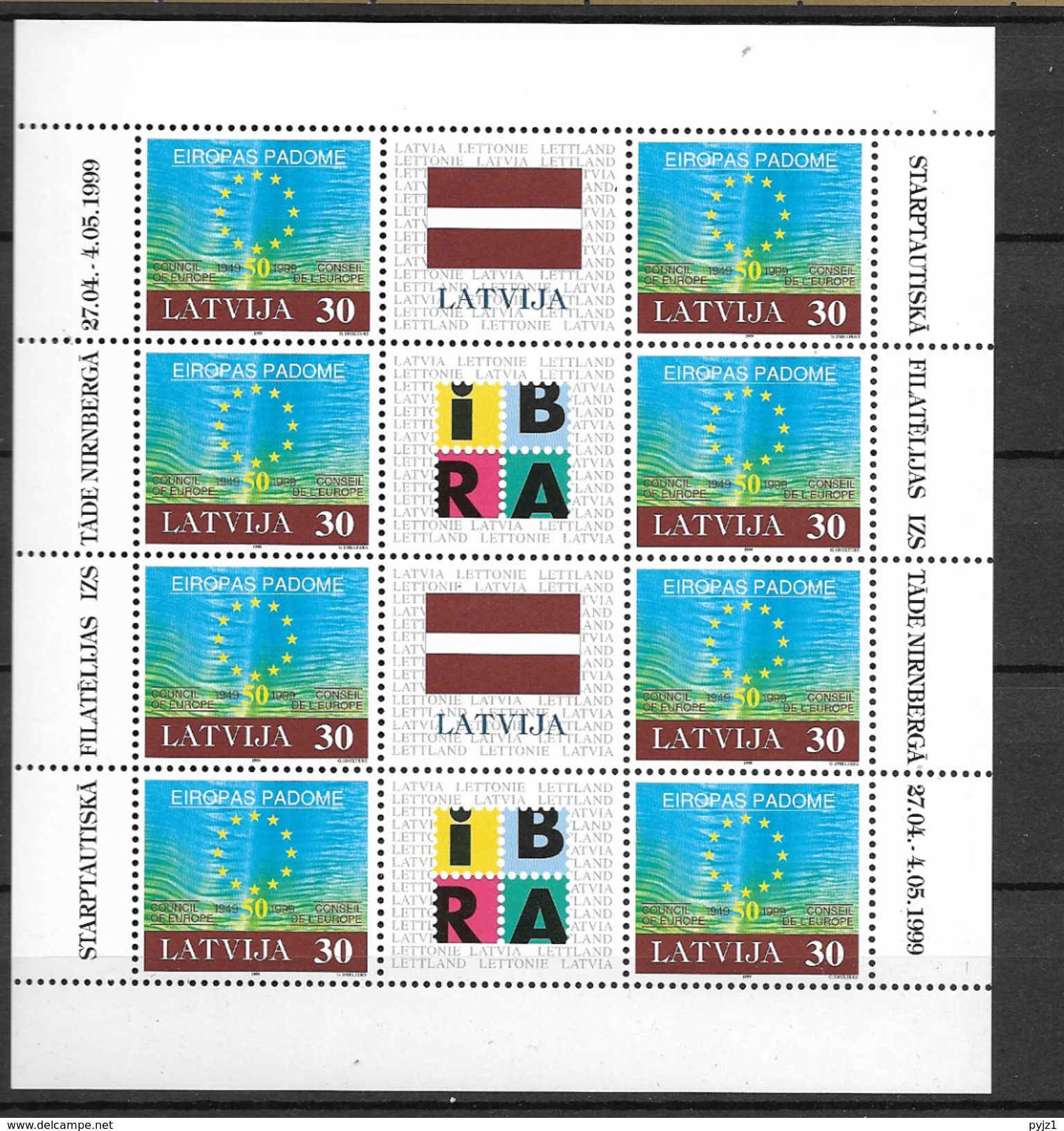 1999 MNH Lettland European Council - Latvia