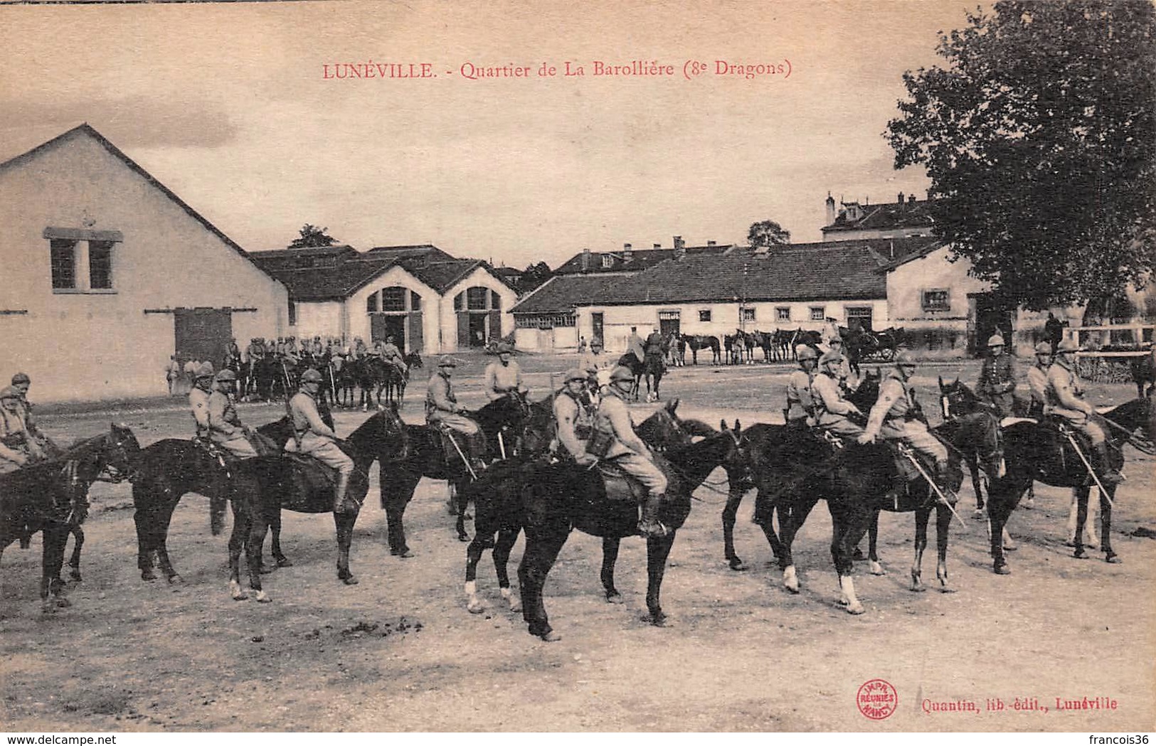 (54) Lunéville - Quartier De La Barollière - 8e Dragons - Cavalerie - Luneville