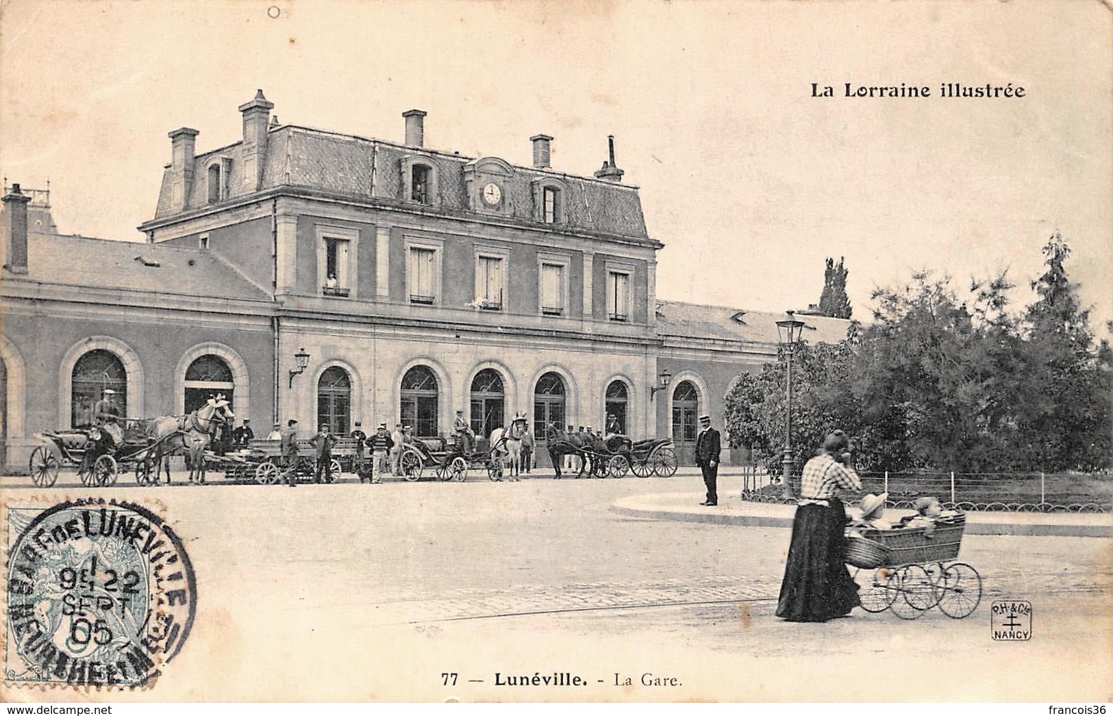 (54) Lunéville - La Gare - Poussette Attelages - Luneville