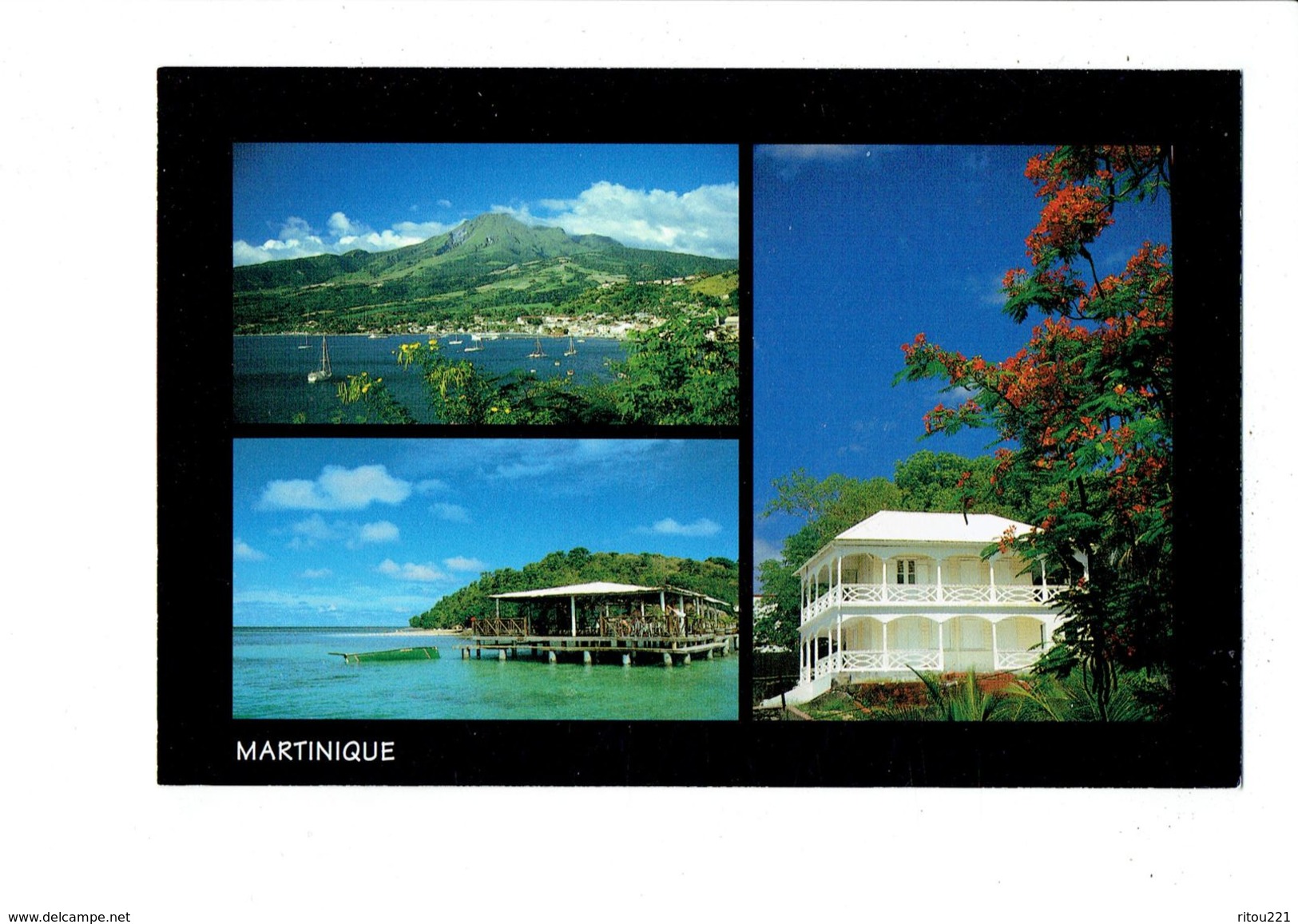 Cpm Martinique - SAINT-PIERRE - Îlet Oscar - MAISON COLONIALE - 757 - Autres & Non Classés