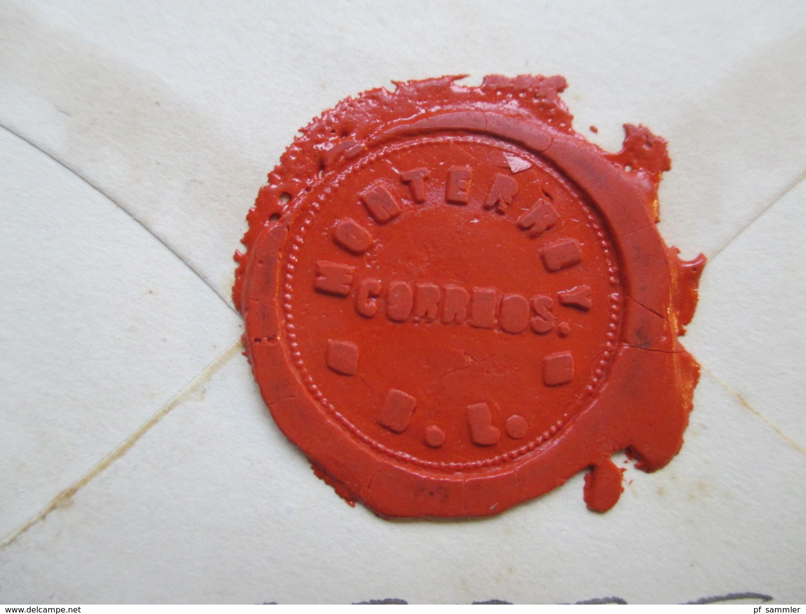 Mexiko 1909 Ganzsache Umschlag mit Zusatzfrankatur. R-Brief. Republique Mexicane UPU Num. 1306 nach Siegen!