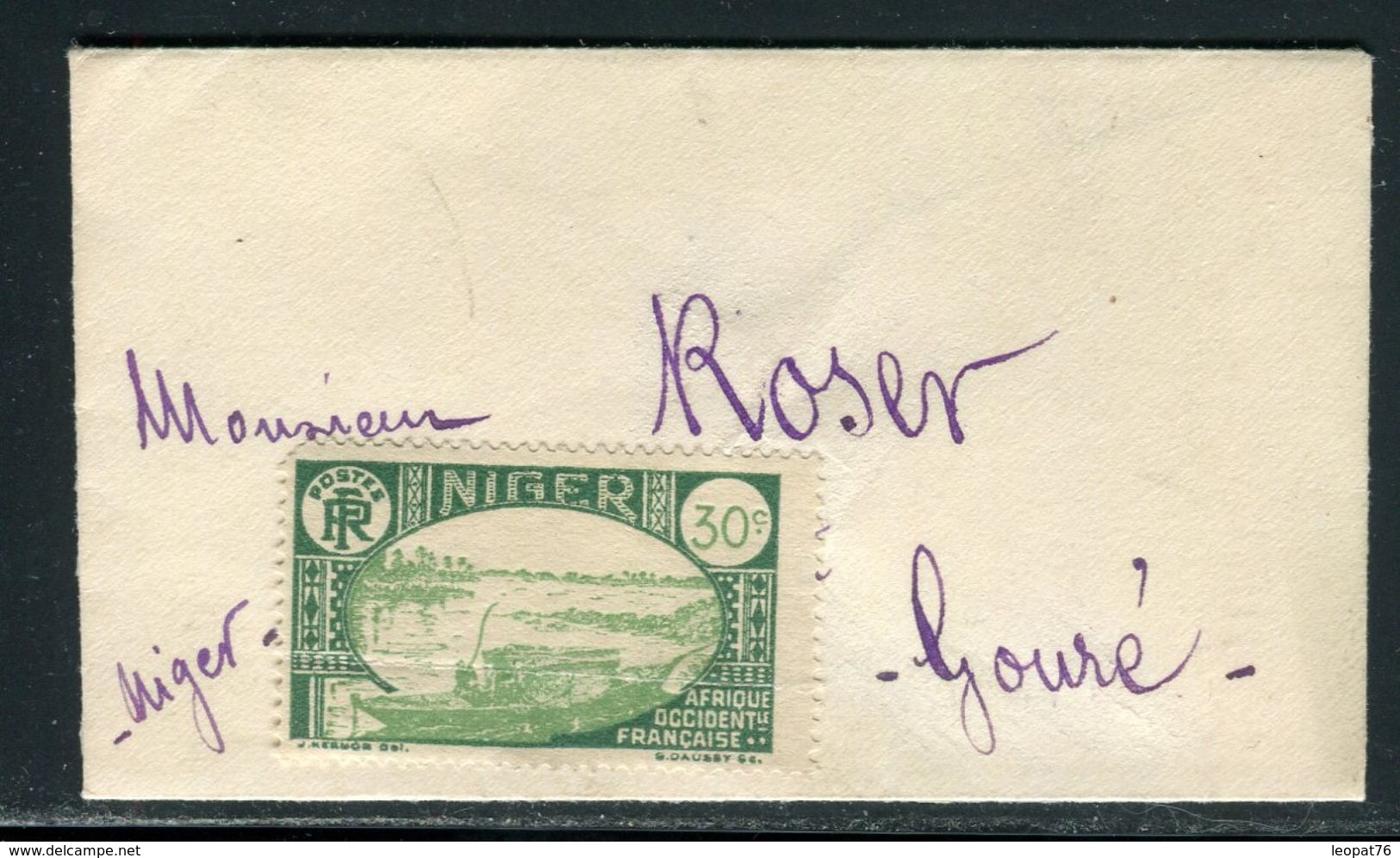 Niger - Enveloppe De Zinder Pour Gouré En 1938 - Ref D192 - Cartas & Documentos