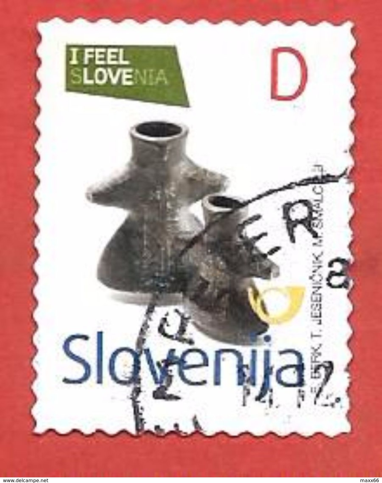 SLOVENIA USATO - 2013 - I Feel Slovenia - Figural Vase - Ceramica - € D - Michel SI 991 - Slovenia